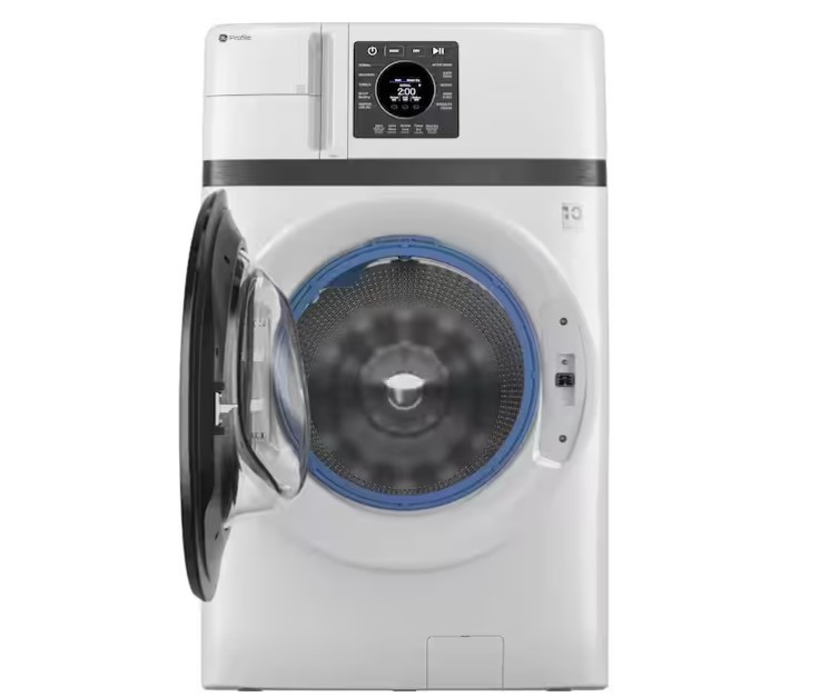 GE Profile 4.6 cu. ft. Smart Electric Washer and Dryer Combo – PFQ83HSHWWW