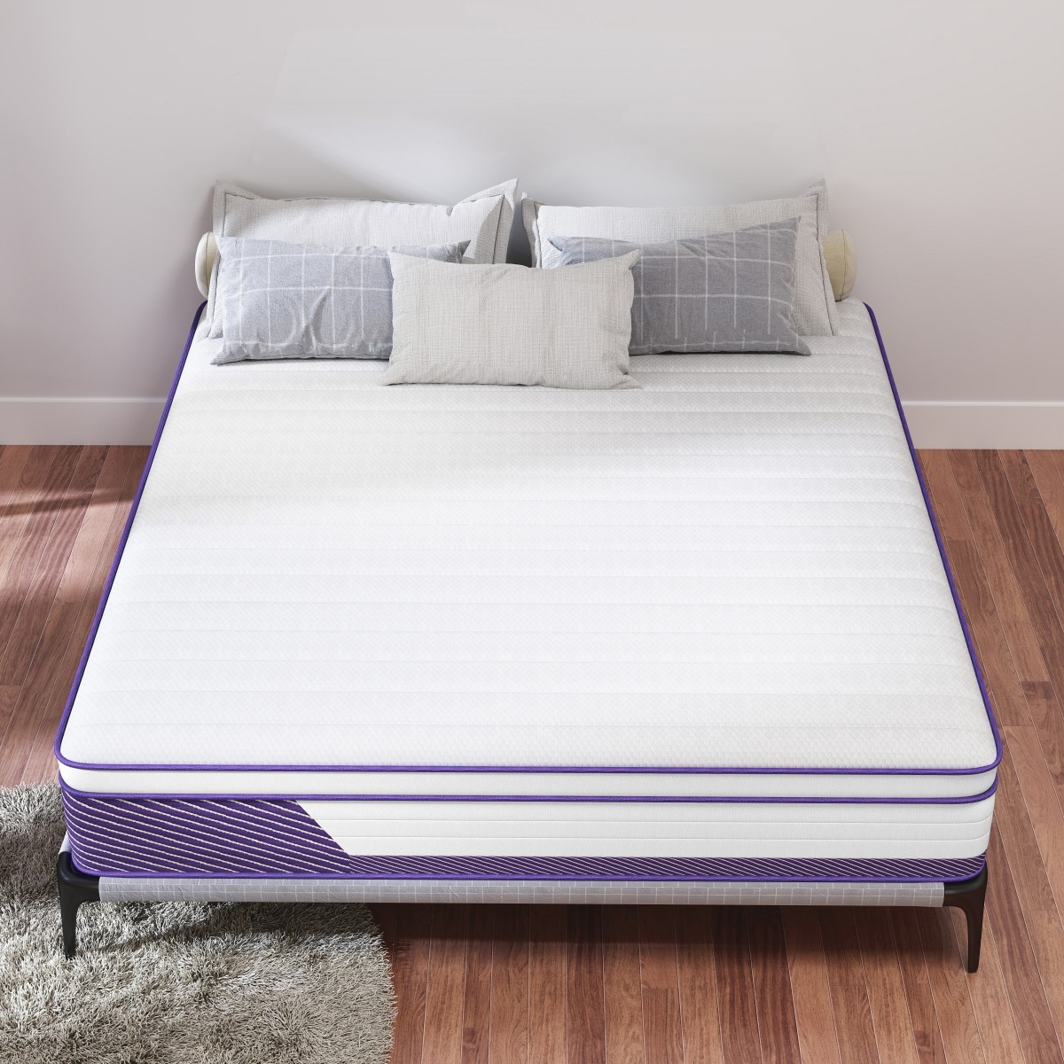 12″14″ Gel Memory Foam Spring Hybrid Queen Mattress Twin Full King Size In A Box