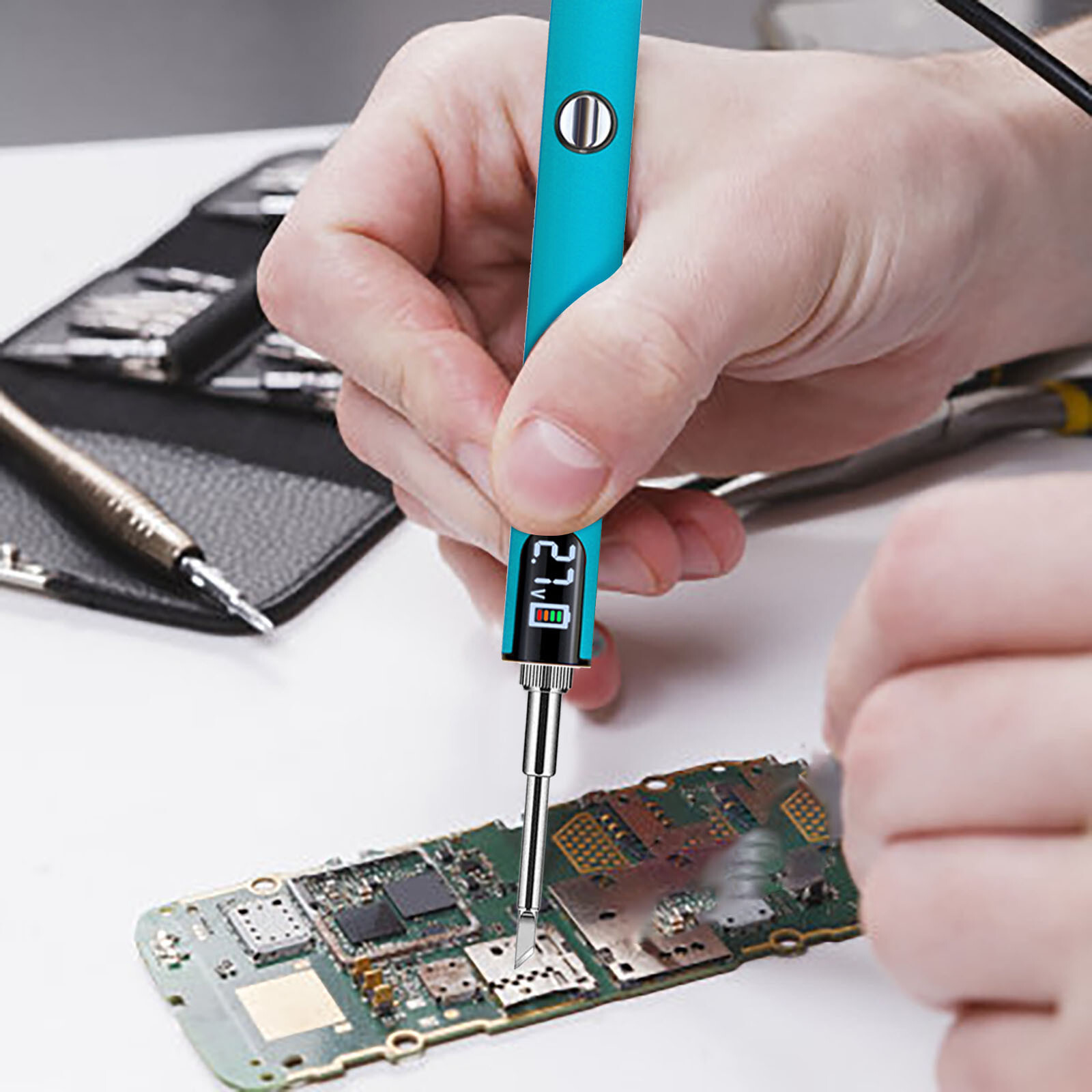 650mAh Welding Battery Pen Wireless Electric Soldering Tool USB Rechargeable