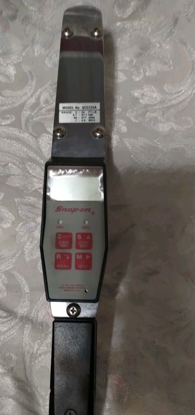 Snap-on QC2F25A Digital Torque Wrench 5-50 ft-lb Working Condition, No Case