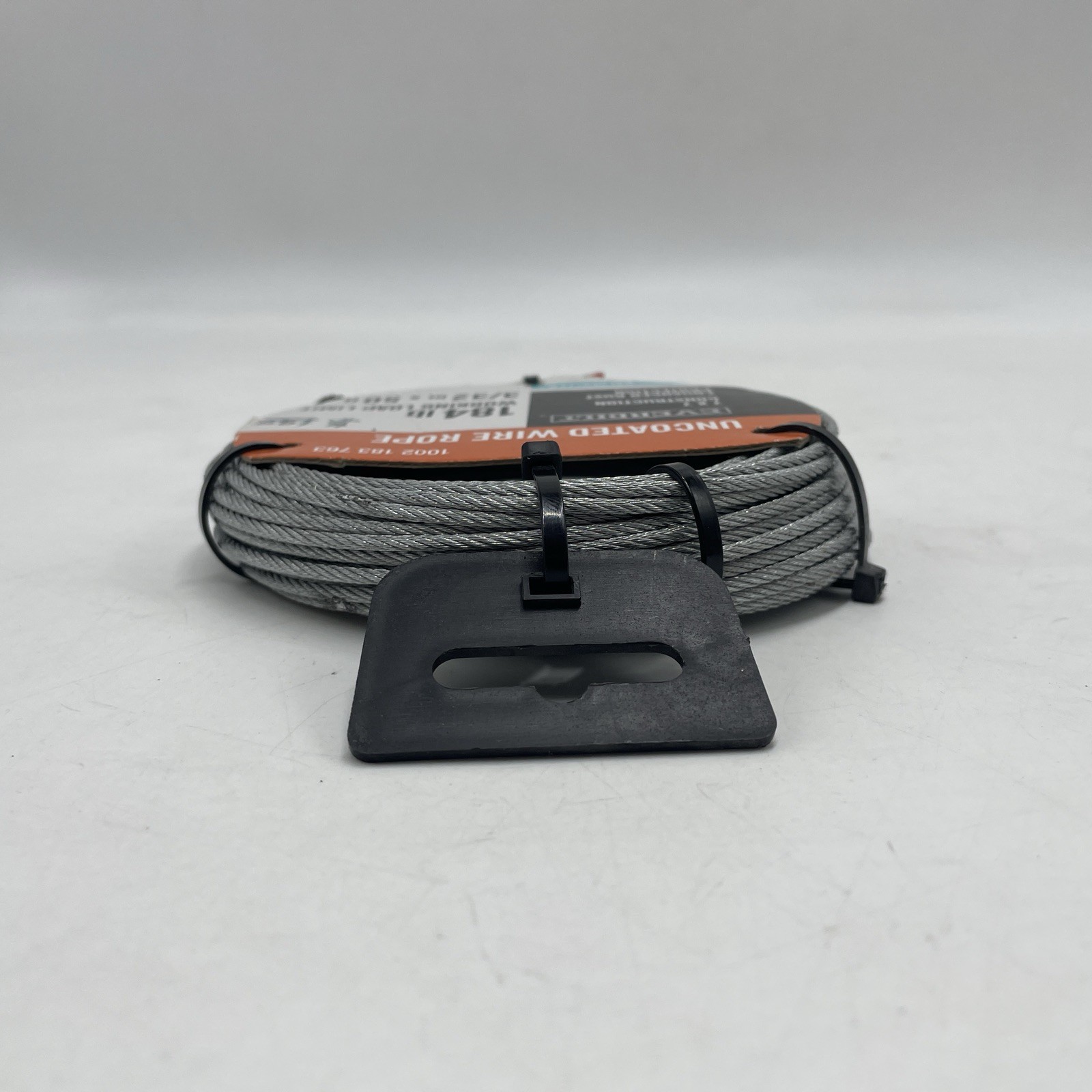 Everbilt Vinyl Uncoated Galvanized Wire Rope 3/32″ x 50Ft.