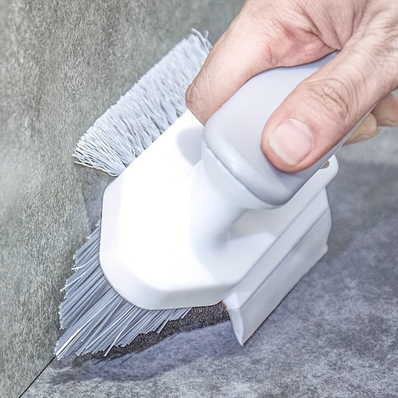 3-in-1 Crevice Cleaning Brush for Bathroom Tile Grout Floor Toilet Corners