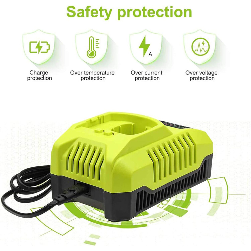 For Ryobi One + 18 Volt P117 18V PCG002 Lithium Ion Battery Charger Li-ion
