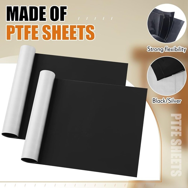 PTFE Non Stick Toaster Release Sheets Bulk Pack 10 pcs Easy Clean Reusable New