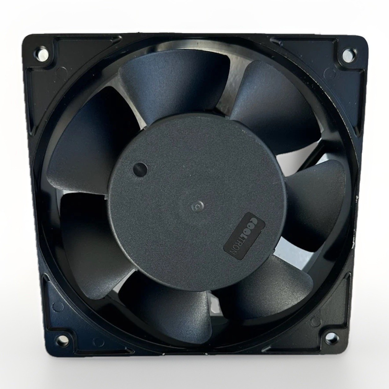 AC Infinity AXIAL 1238 120V AC Muffin Cooling Fan with Wire-Leads Adapter Black