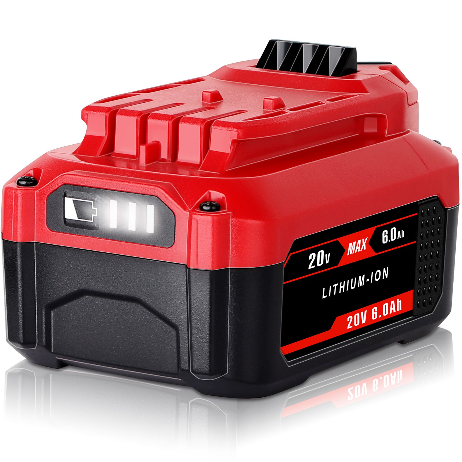 6PACK 20V 6.0AH For Craftsman 20 Volt MAX Li-ion Battery CMCB204 CMCB202 CMCB201