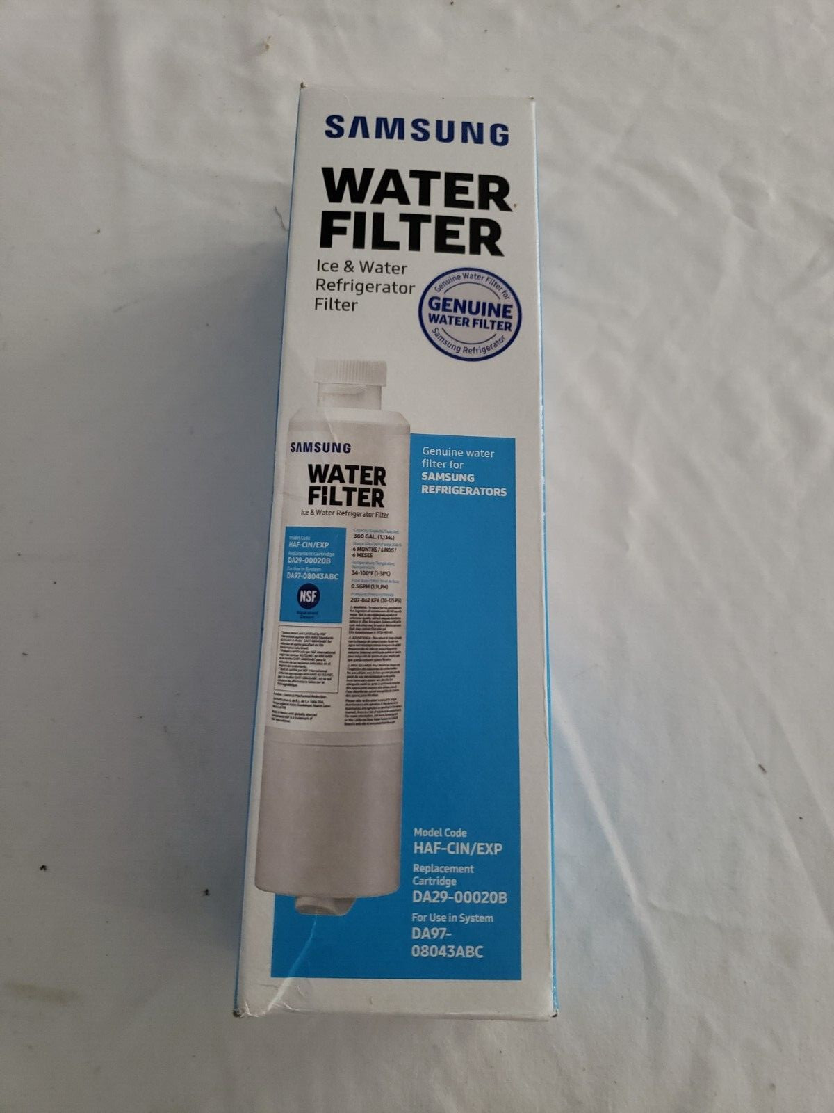 Samsung DA29-00020B HAF-CIN/EXP Refrigerator Water Filters Genuine New