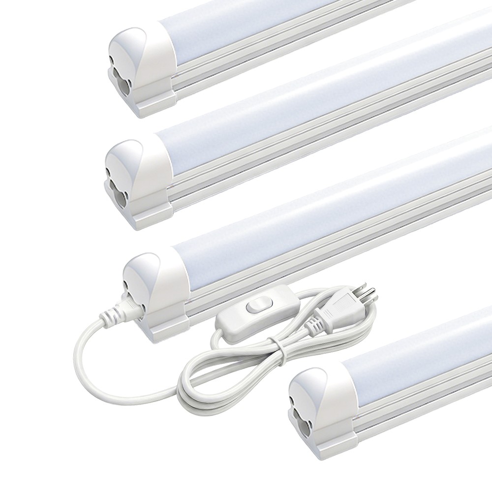 2ft 3ft 4ft 5ft 6ft 8ft LED Tube Light Bulbs T8 6500K LED Shop Light Fixture