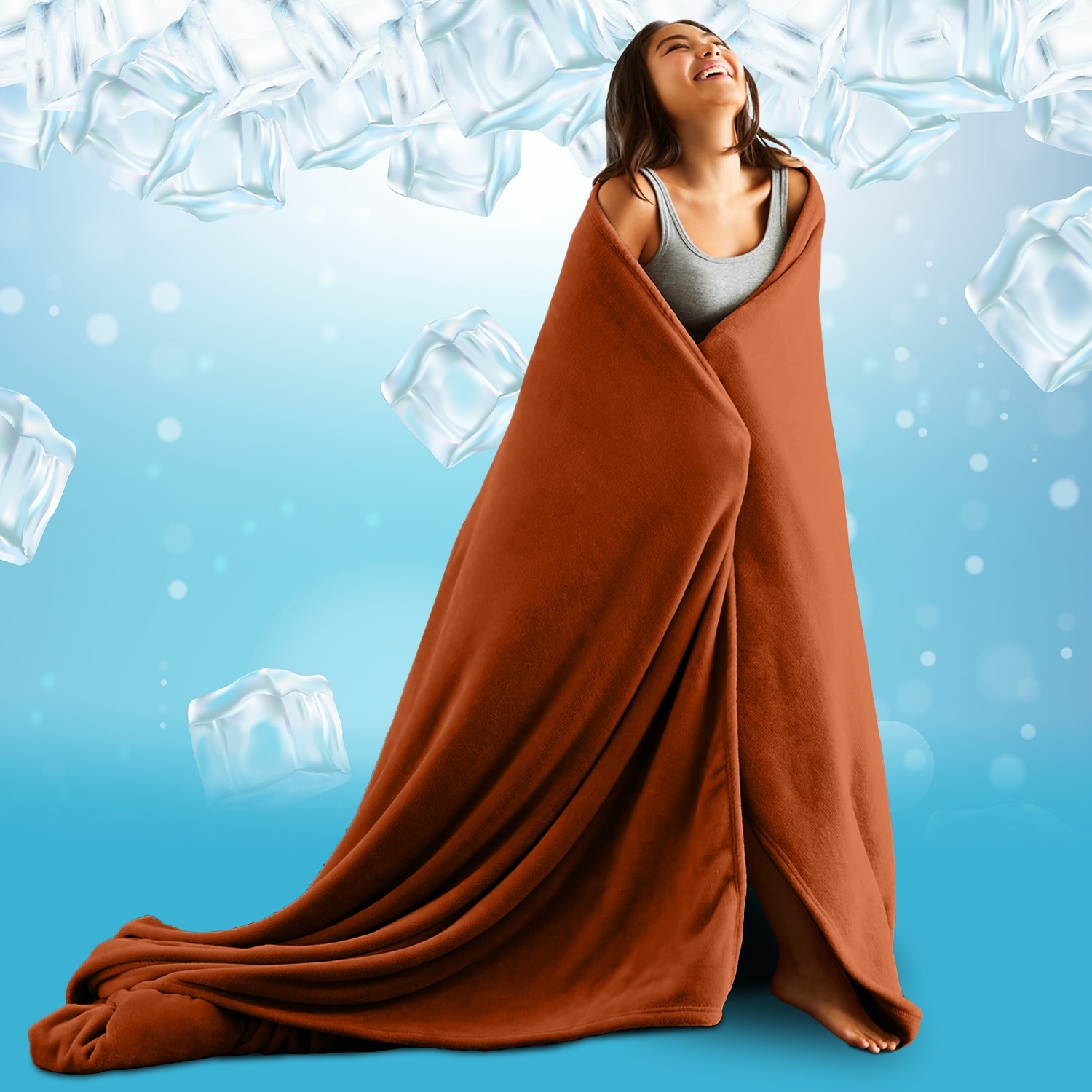 Cooling Blanket Cool Ice Summer Blanket Air Condition Healthy Sleep Thin Quilt