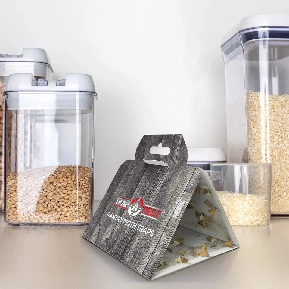 20 Pack Pantry Moth Traps – Safe and Effective for Food and Cupboard – Glue Trap