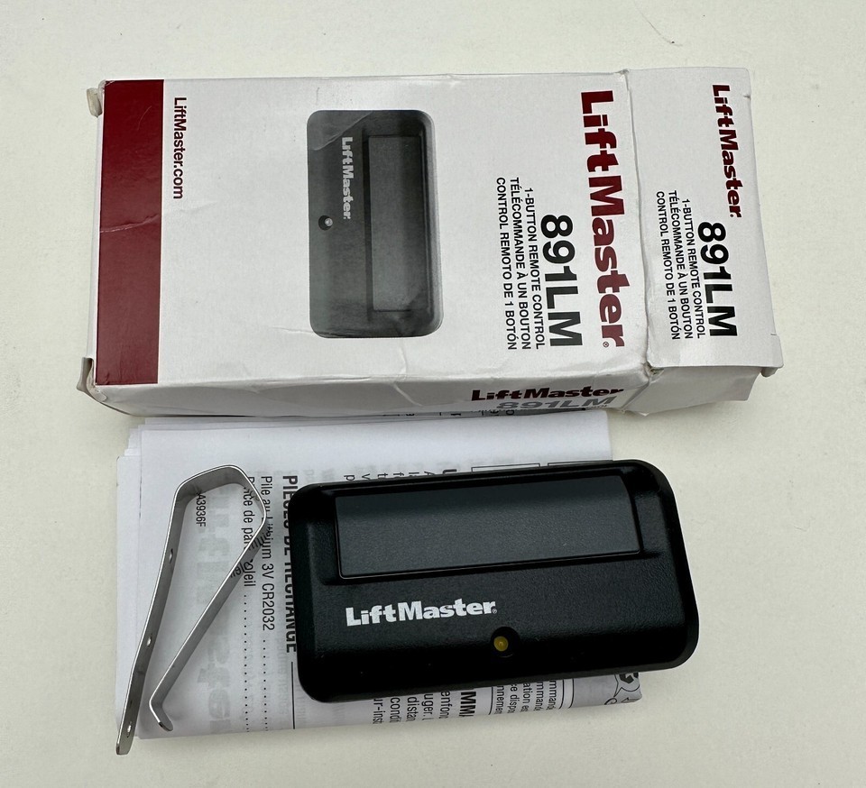 891LM LiftMaster 1 Button Remote Control Garage Opener Security+2.0 In USA