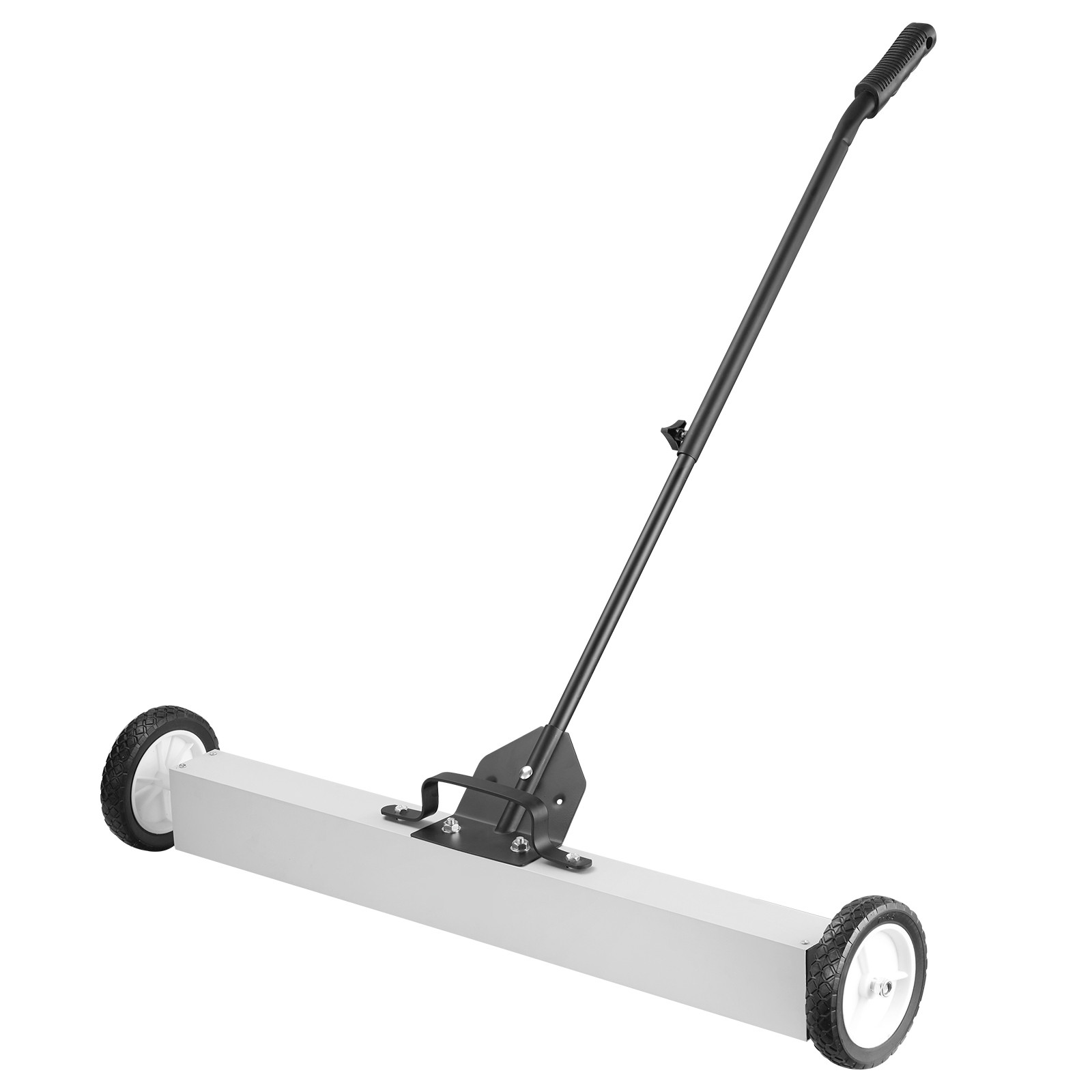 VEVOR 36″ Magnetic Sweeper with Wheels 55Lbs Rolling Sweeper Lawn Yard Grass