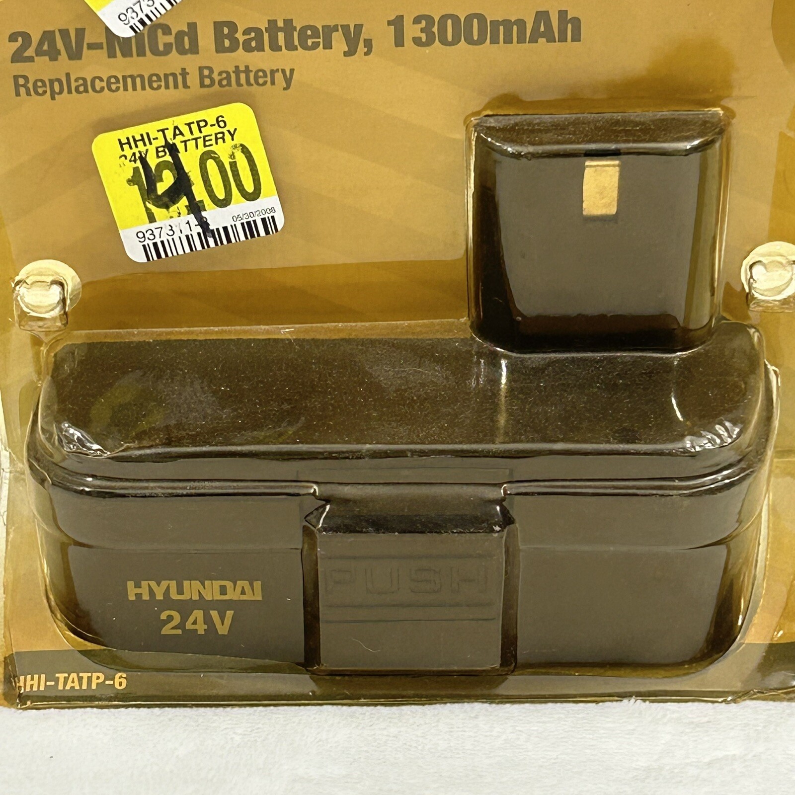 Hyundai Home Improvement Professional Series 24V-NICd Battery 1300mAh HHI-TATP-6