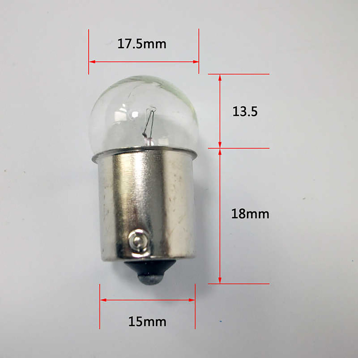 BA15s Bayonet Indicator Light Bulb Lamp Single/Double Contact 12V 24V 5W 10W