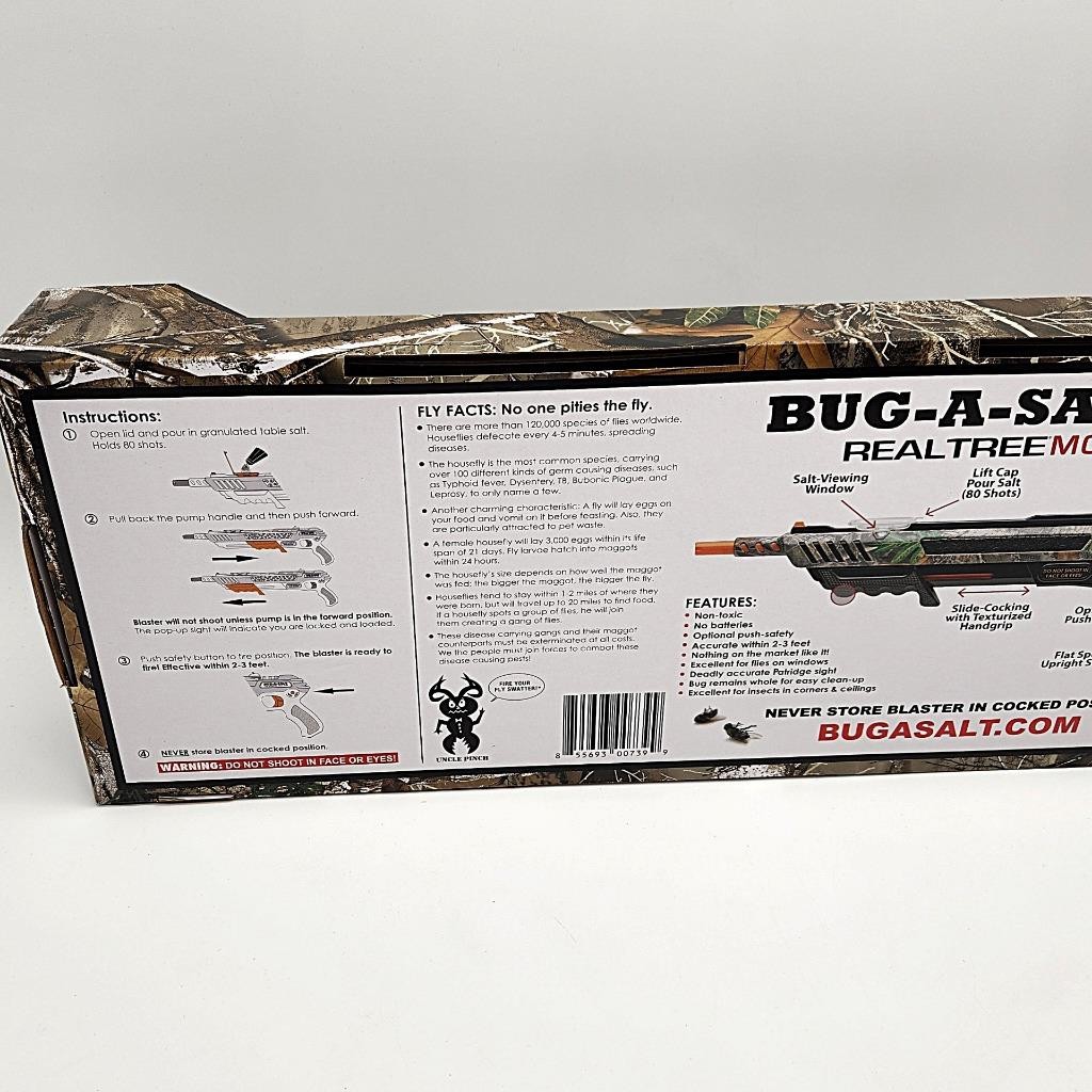 BUG-A-SALT Limited Edition Realtree Camo 3.0 – Insect Repellent Pest Gun