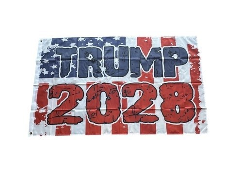 Trump 2028 American Flag Banner 3×5 ft Red White Blue Patriotic Decor USA