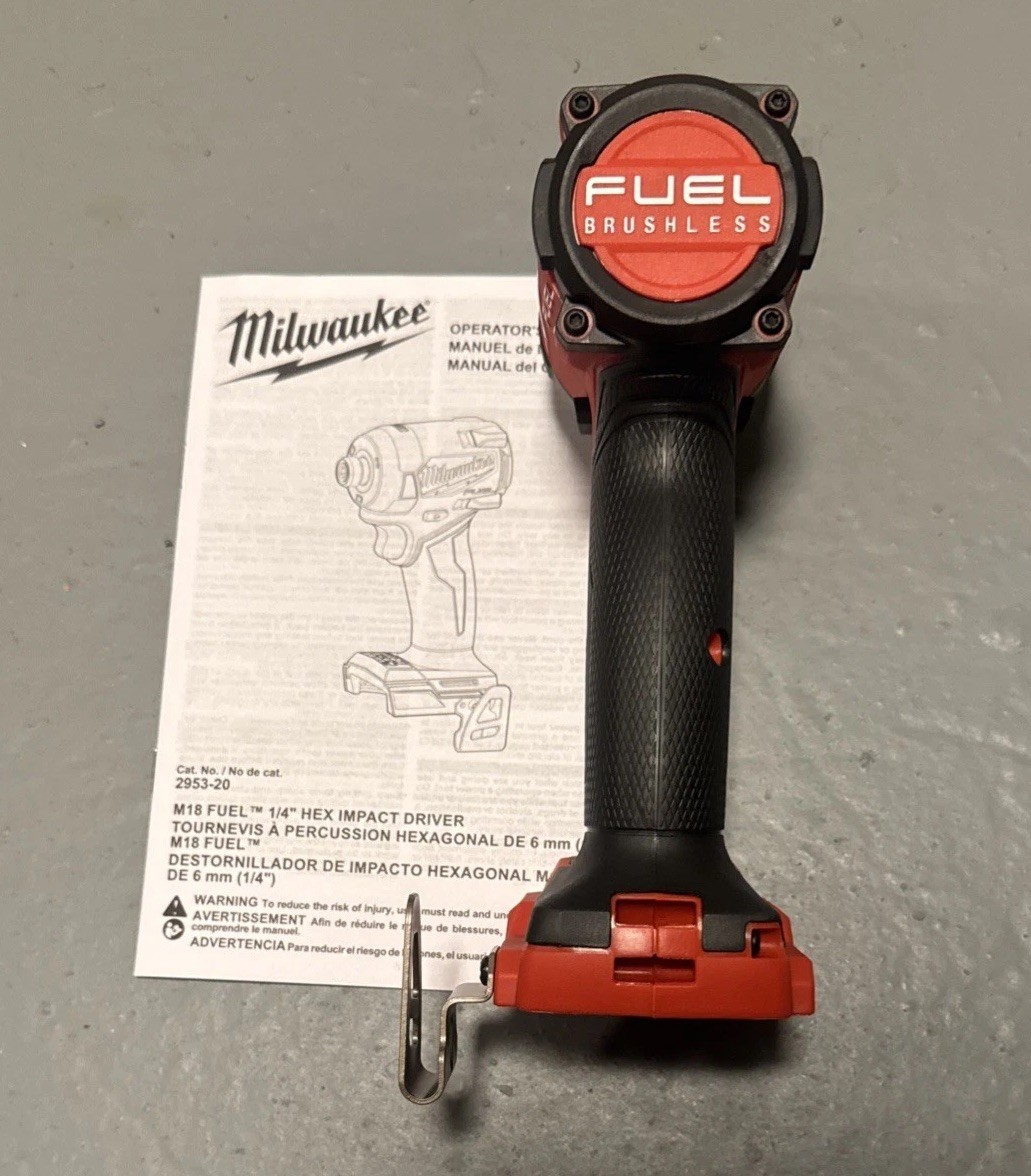 Milwaukee M18 Fuel 2953-20 Brushless Cordless 1/4″ Hex Impact Driver Tool Only