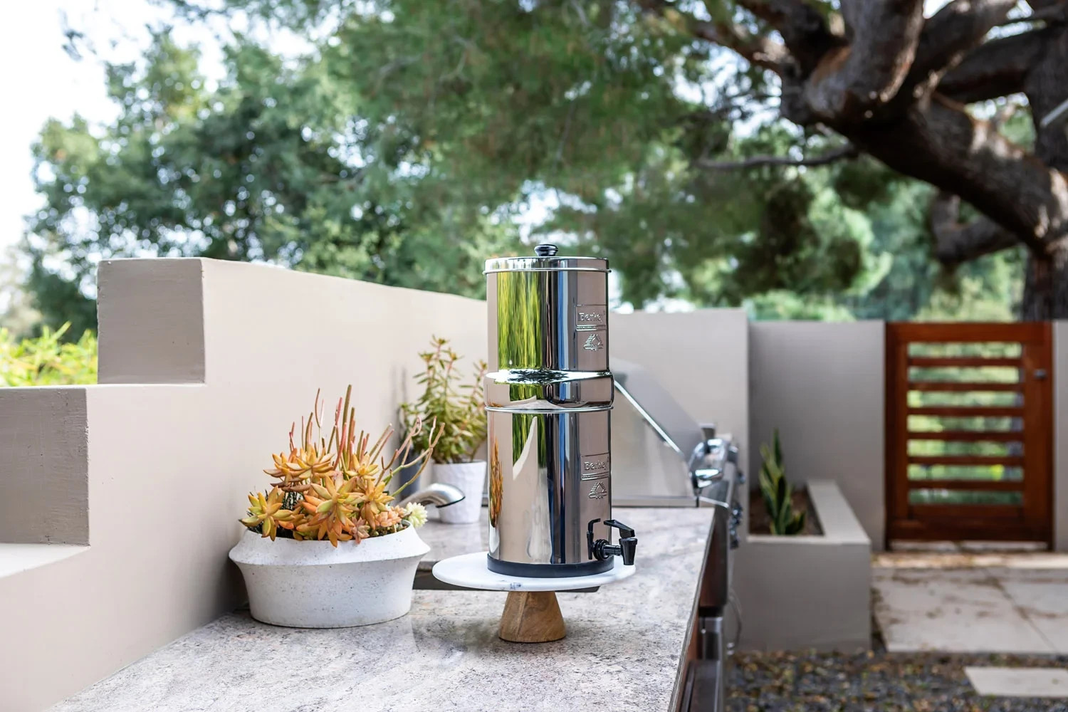 Berkey Water Filter System with Boroux Foundation Black and Fluoride Filters