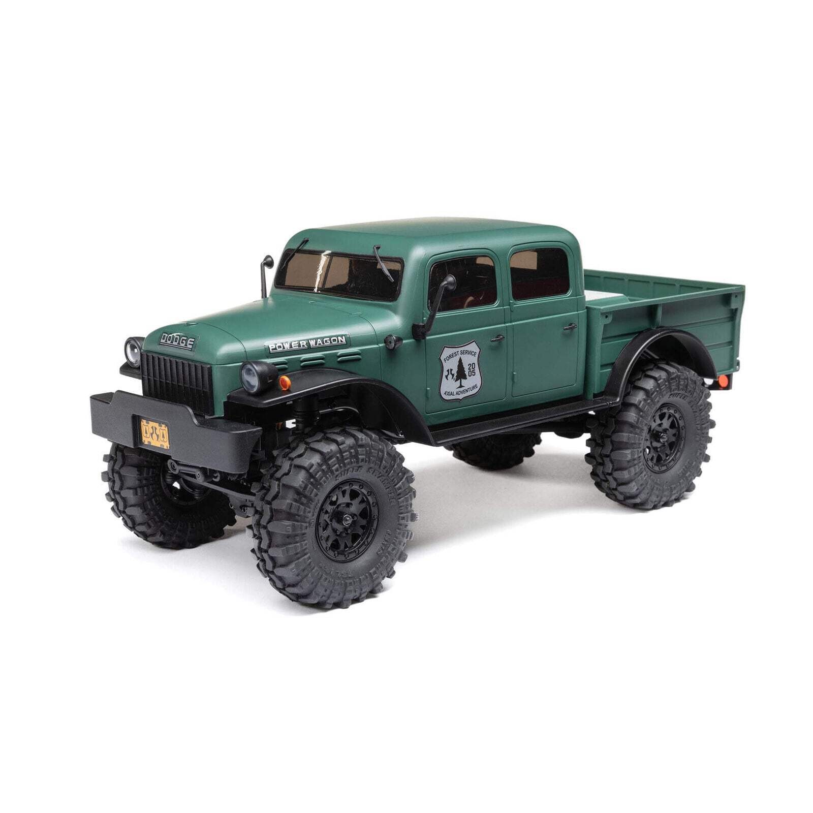 AXI00007T1 Axial 1/24 SCX24 Dodge Power Wagon 4WD Rock Crawler Brushed RTR, Oran