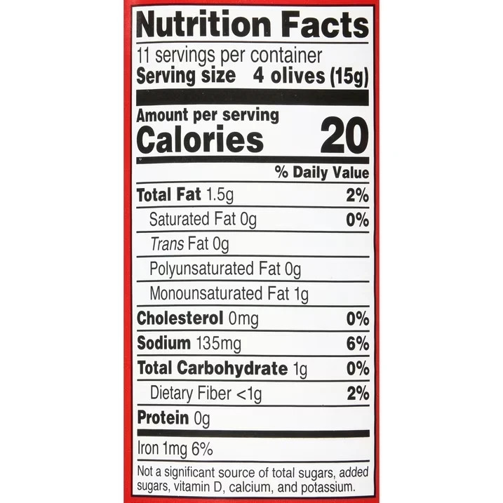 (2 pack) Lindsay Large Pitted Black Ripe Olives, 6 oz