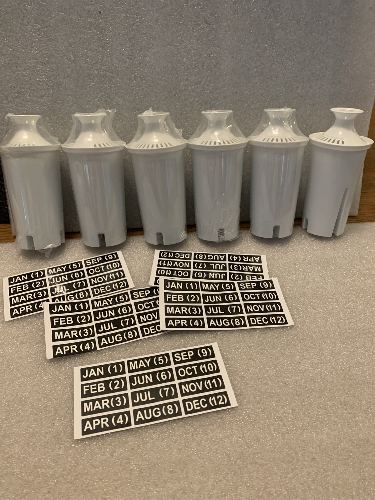 6 Pcs Water Filter Lasting 6 Months-Efficient Long-Life For Brita
