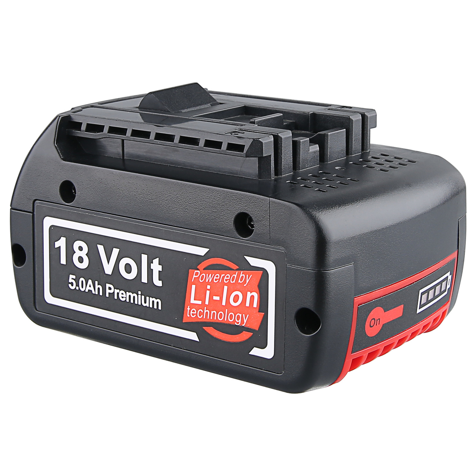 Battery For Bosch 18V 5.0AH Li-ion BAT609 BAT610G BAT618 BAT620 24618-01 GSB 18V