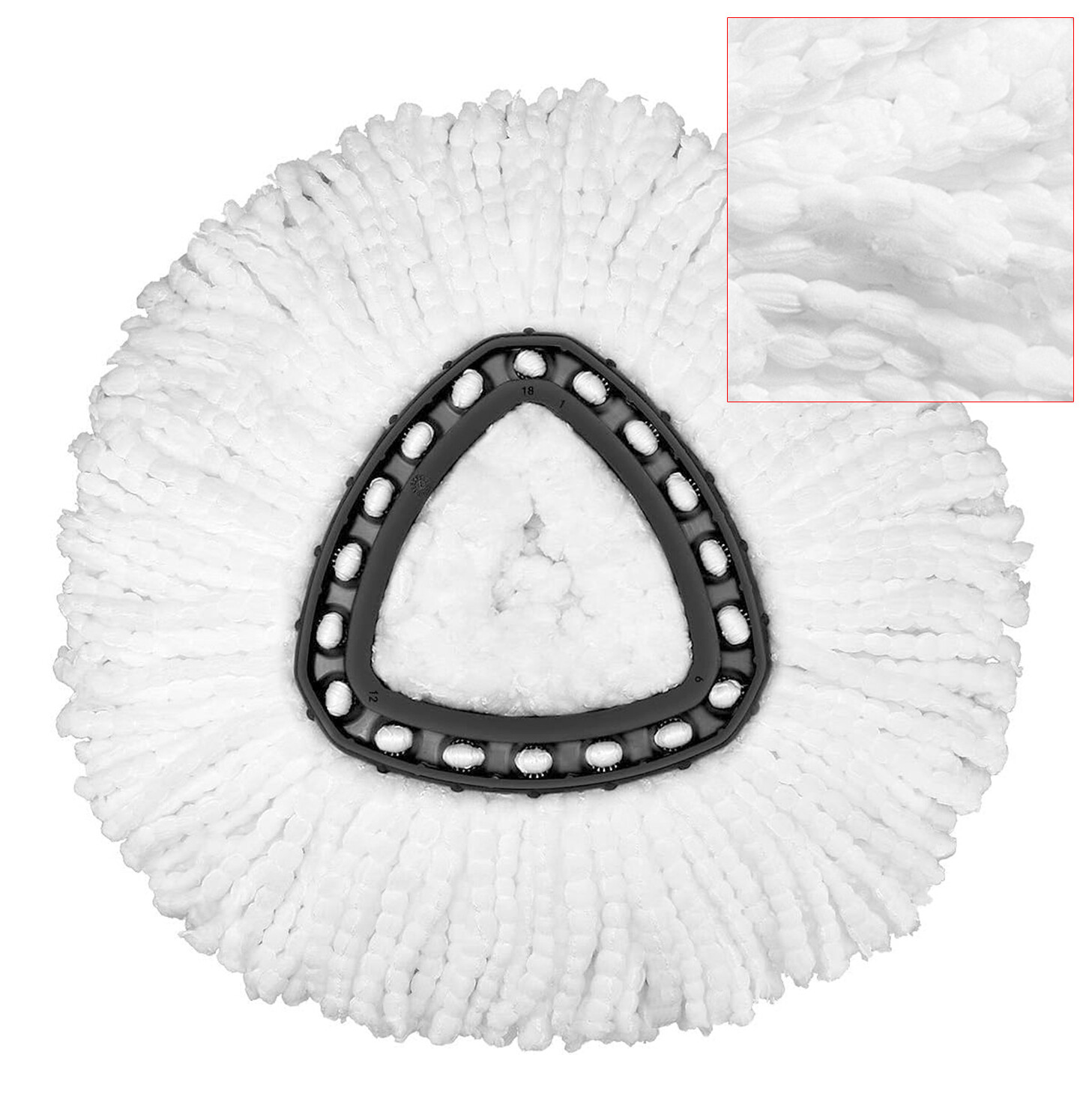 For O-Cedar Spin Mop Replacement Microfiber Mop Head Kit – Easy to Clean
