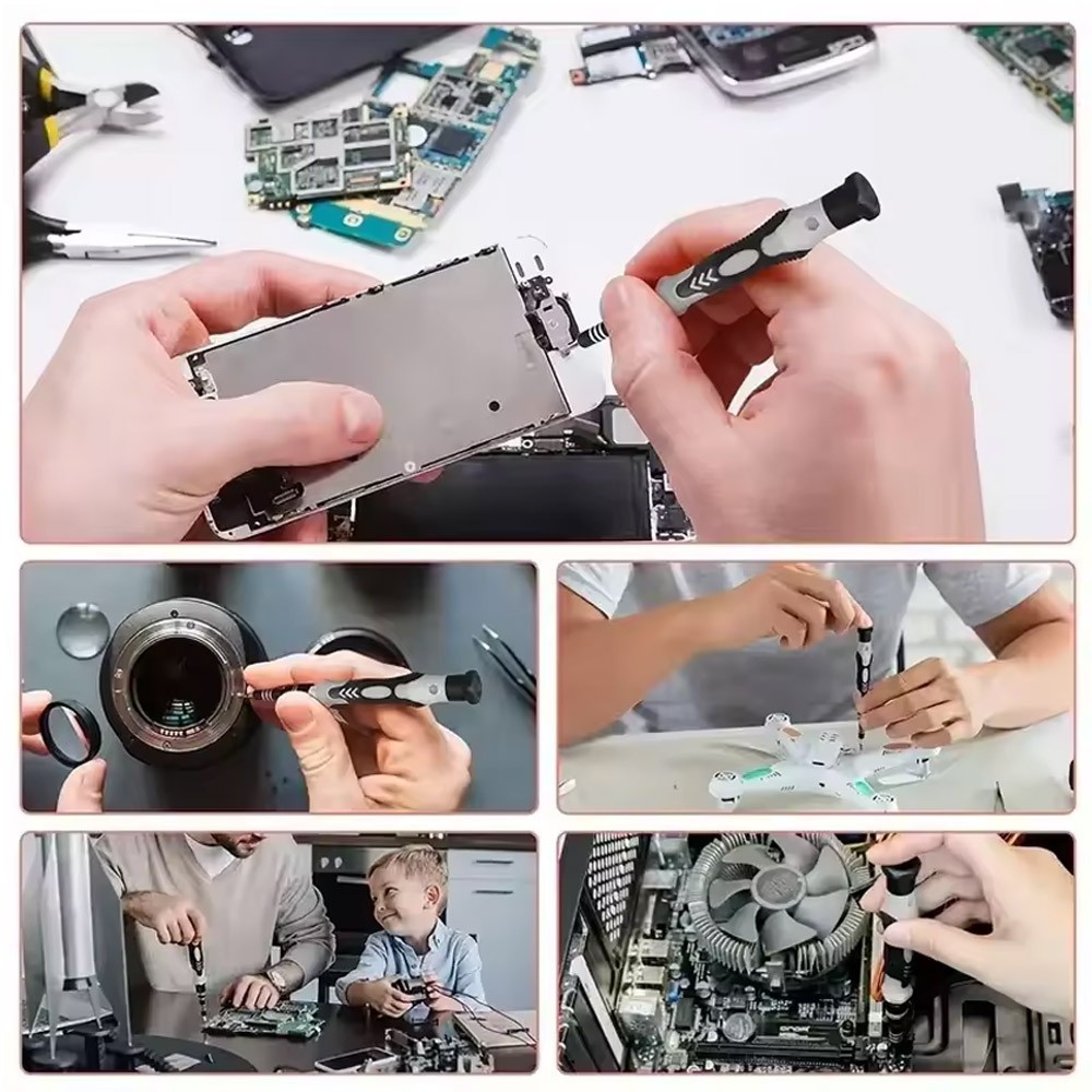 Magnetic Precision 115 in 1 Repair Screwdriver Set PC Phone Electronics Tool KBD