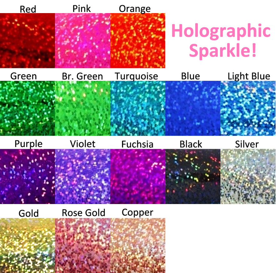 Any Single Number Holographic Sparkle Stickers – Choose a Size & Color