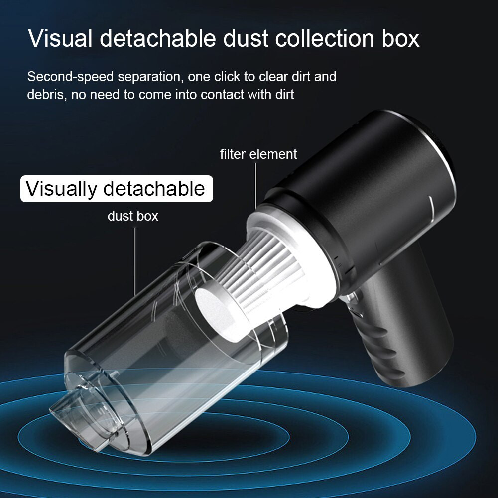 120W Handheld Cordless Vacuum Cleaner Small Mini Portable Car Auto Home Wireless