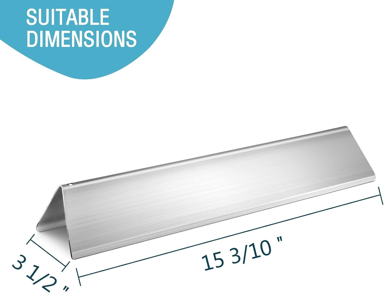 15.3″ Stainless Steel Flavorizer Bars for Weber 7635 Spirit 200 Series Grill