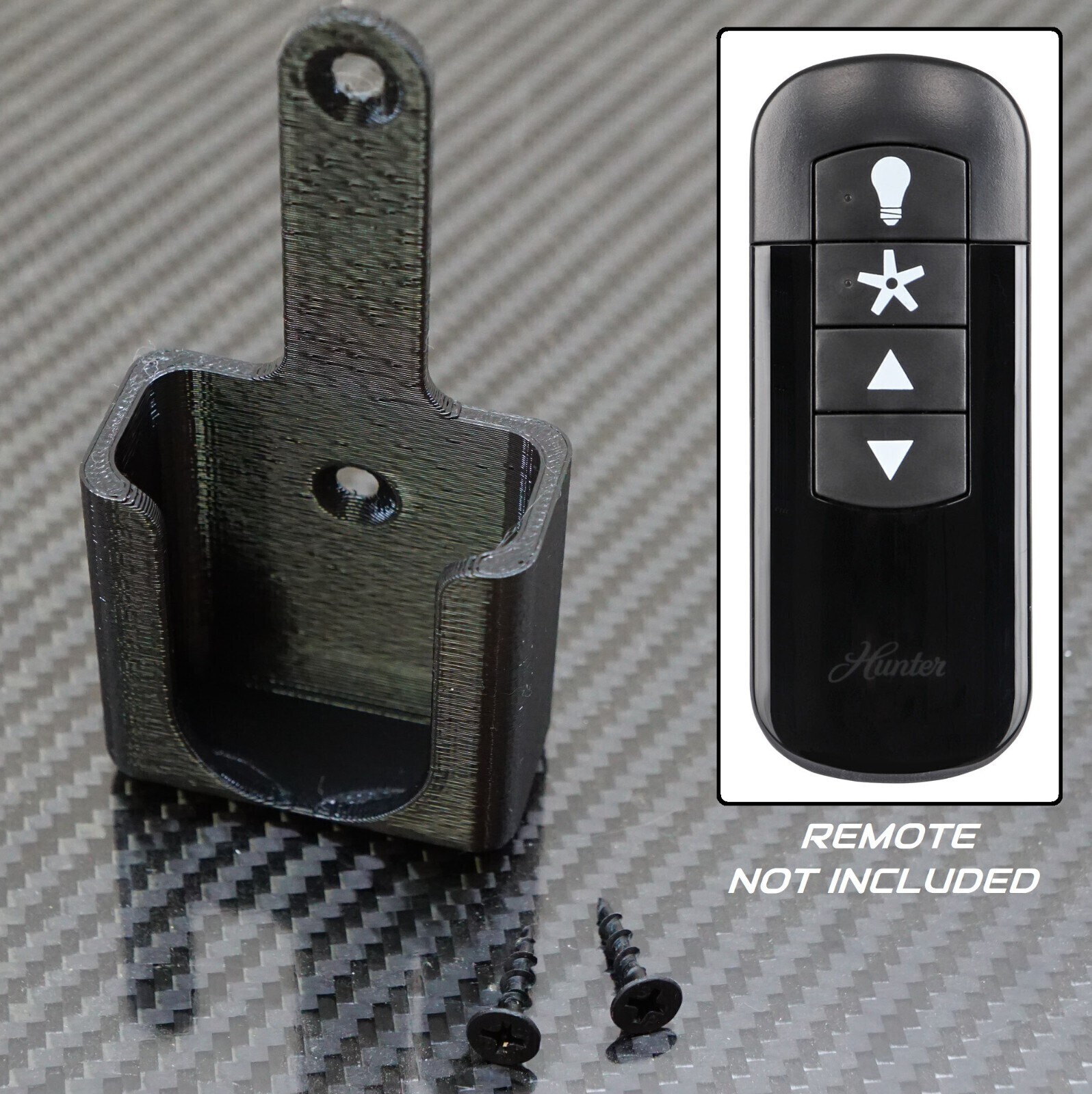 Wall Mount for Hunter Apex, Avia II Ceiling Fan Remote (K6266-13) 4-Button