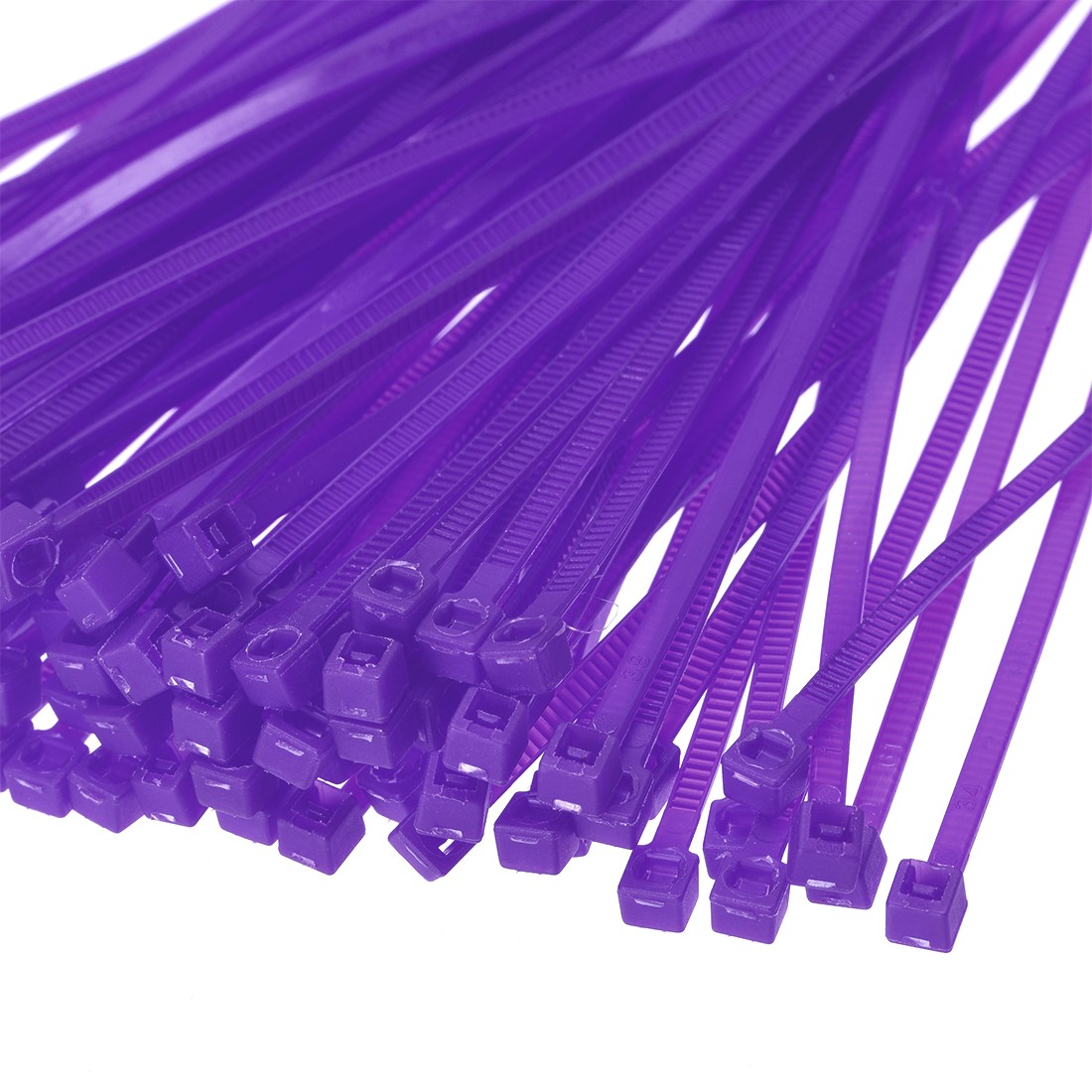 Nylon Cable Ties 4 Inch Self-Locking Zip Ties 0.09″ Width Purple 100pcs