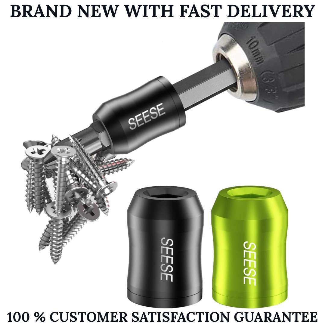 2PCS Magnetic Screw Ring 1/4″ Hex Bit Holder Strong Magnet Screwdriver Adapter
