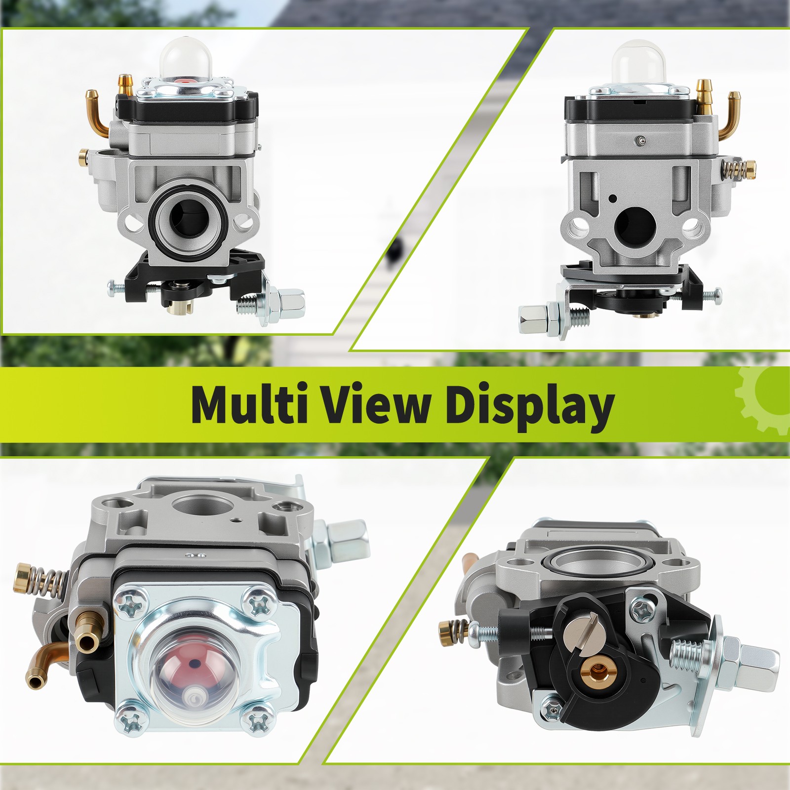 Carburetor for Poulan Pro PR46BT 46cc Gas 475 CFM 200 MPH Backpack Leaf Blower