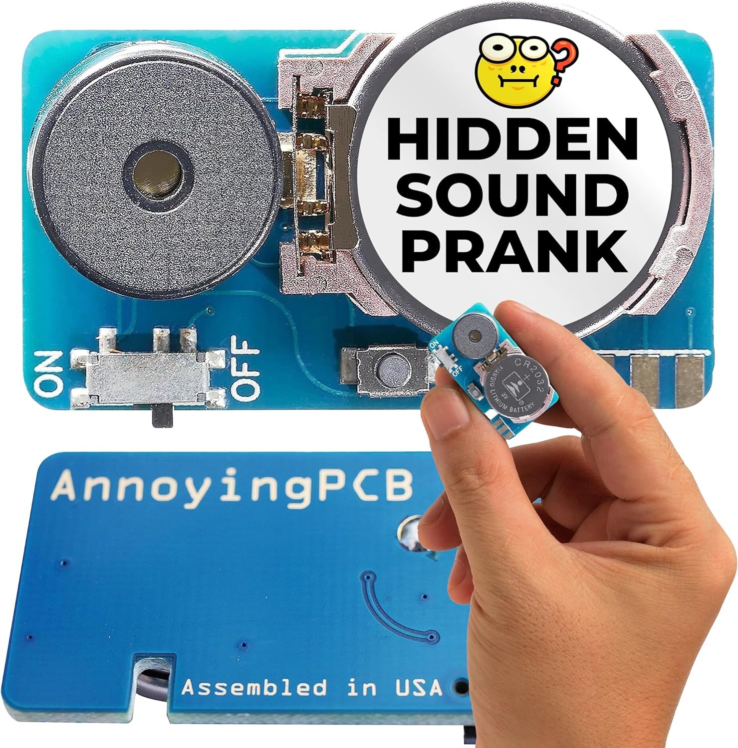 AnnoyingPCB – The Prank Device That Won’t Stop Beeping for 3 Years
