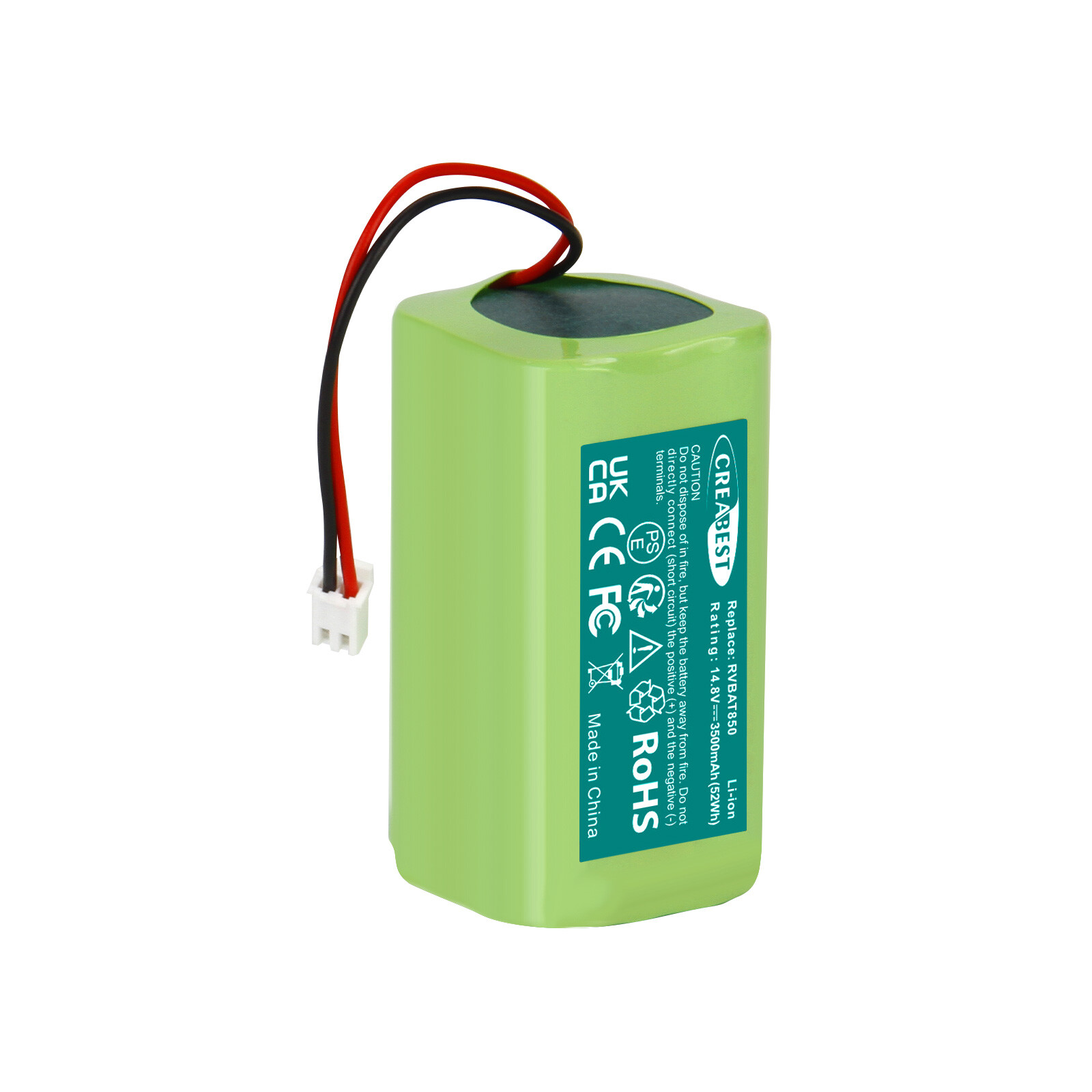 3.5Ah Battery Li-ion 14.8V for Shark Ion R75 RV85 RV850 RV750-N RV1001 RVBAT850