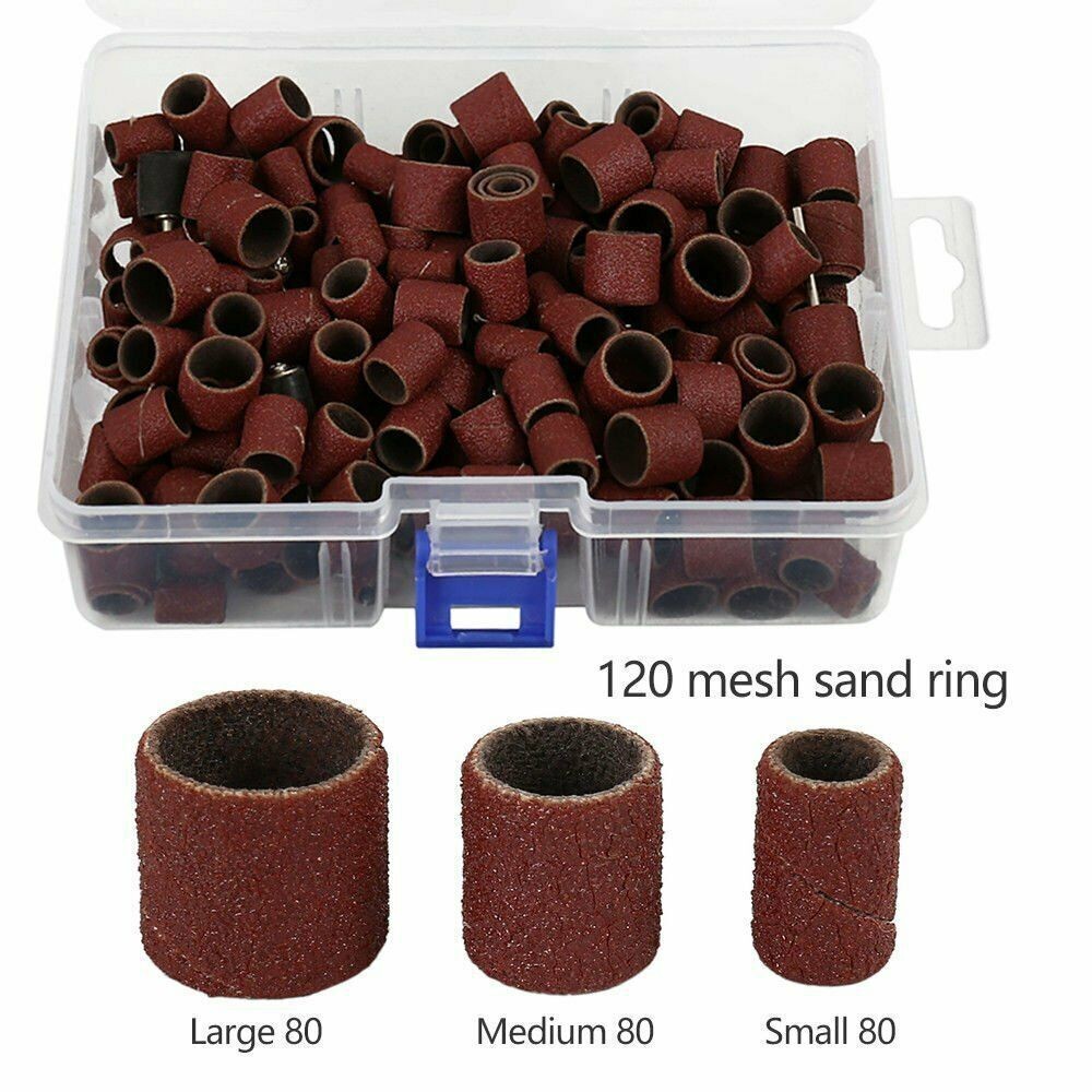 252x Sanding Drum Kit For Bits Dremel Accessories Rotary Tool For Wood Metal US