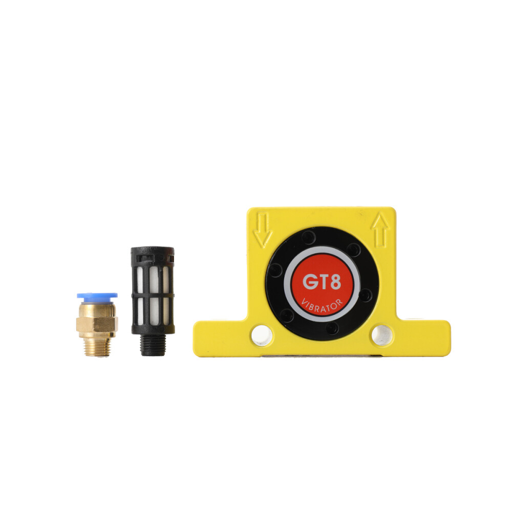 10 PCS GT8 Pneumatic Air Turbine Vibrators G1/8” Air Rotary Vibrator Golden