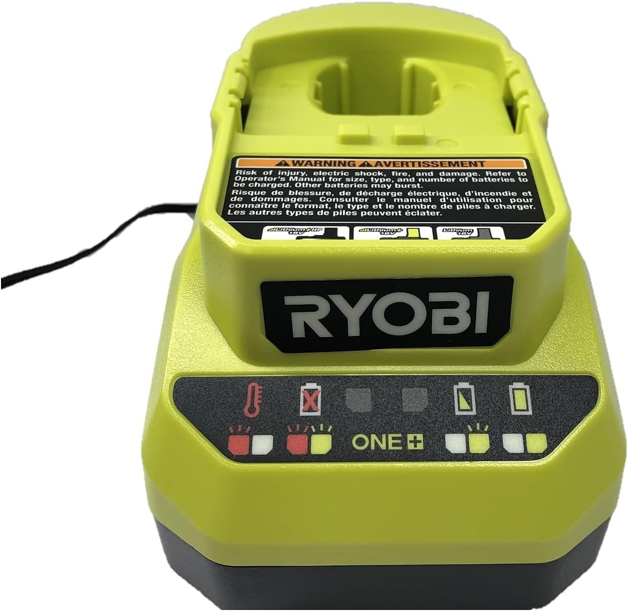 Ryobi PCG002 Battery Charger Genuine 18V ONE+ Li-Ion ORIGINAL New Free Shipping