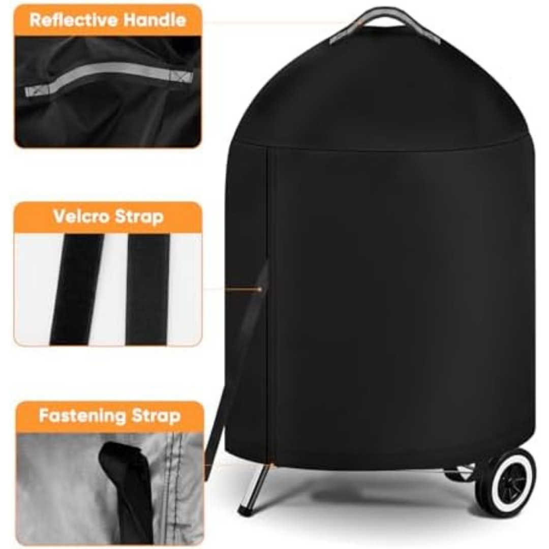 Grill Cover for Weber Charcoal Kettle- Heavy Duty Waterproof BBQ Cover 22″