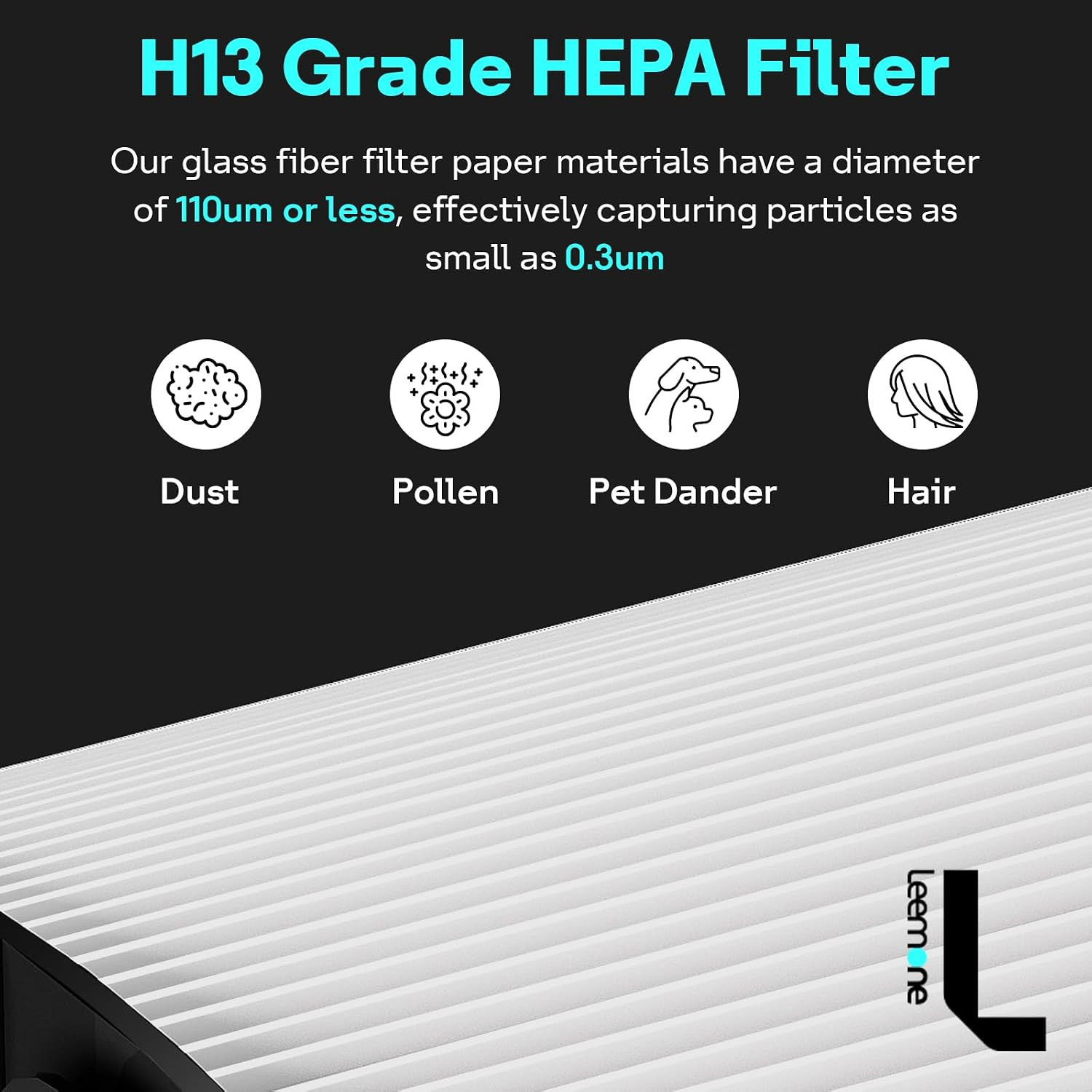 360° Combi Replacement Filter for Dyson TP04, HP04, TP07, 1 Pack | Fits HP07, TP