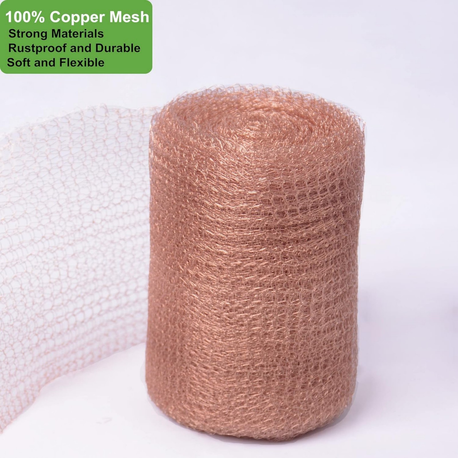 5inch x 32feet Rustproof Copper Mesh Roll – Rodent & Pest Prevention