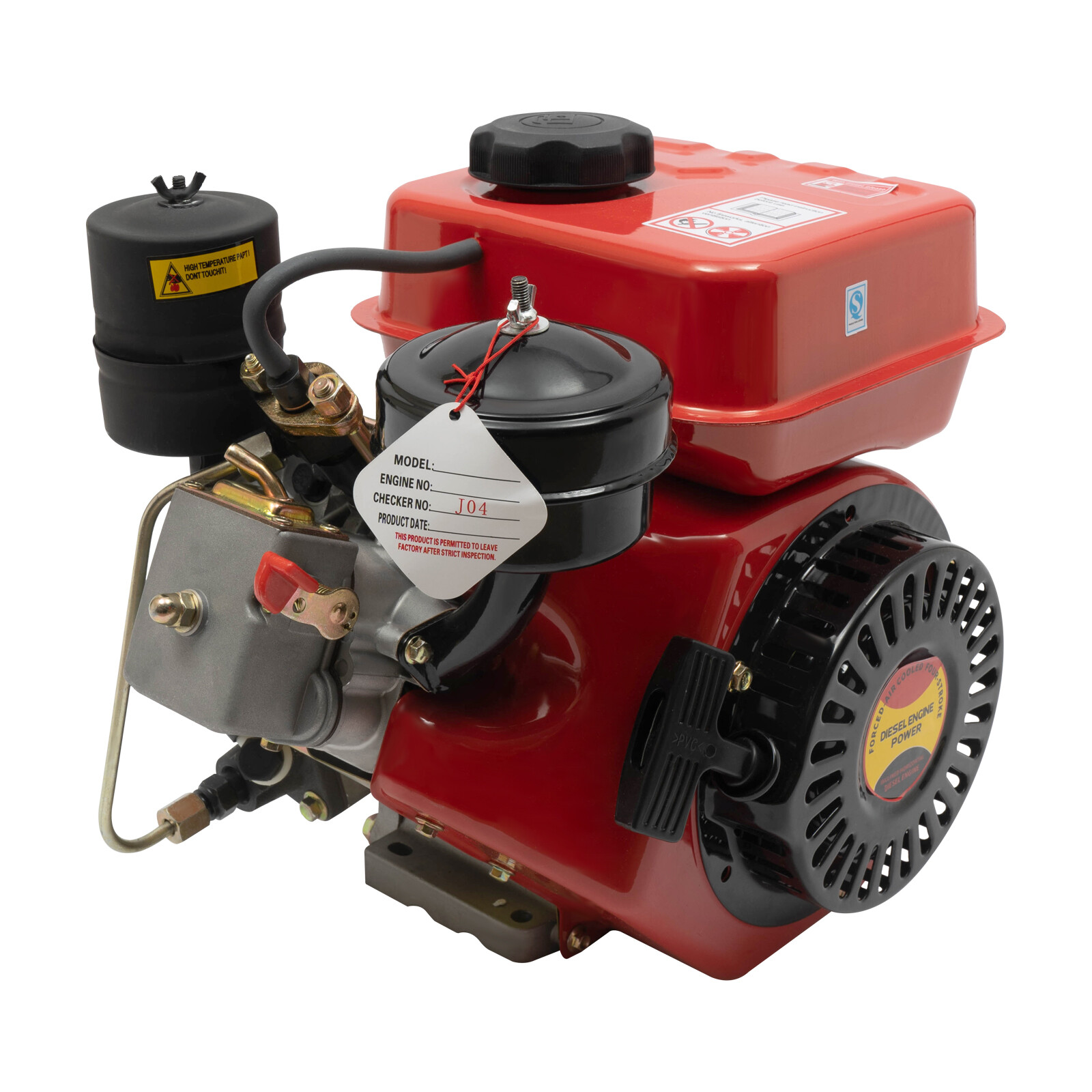 4 Stroke Diesel Engine Motor Single Cylinder For Small Agricultural Machinery