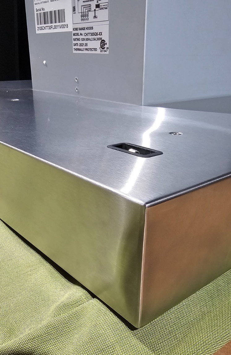 KOBE 30 in. 750 CFM Stainless Steel Wall Mount Perimetric Range Hood Flame-Temp