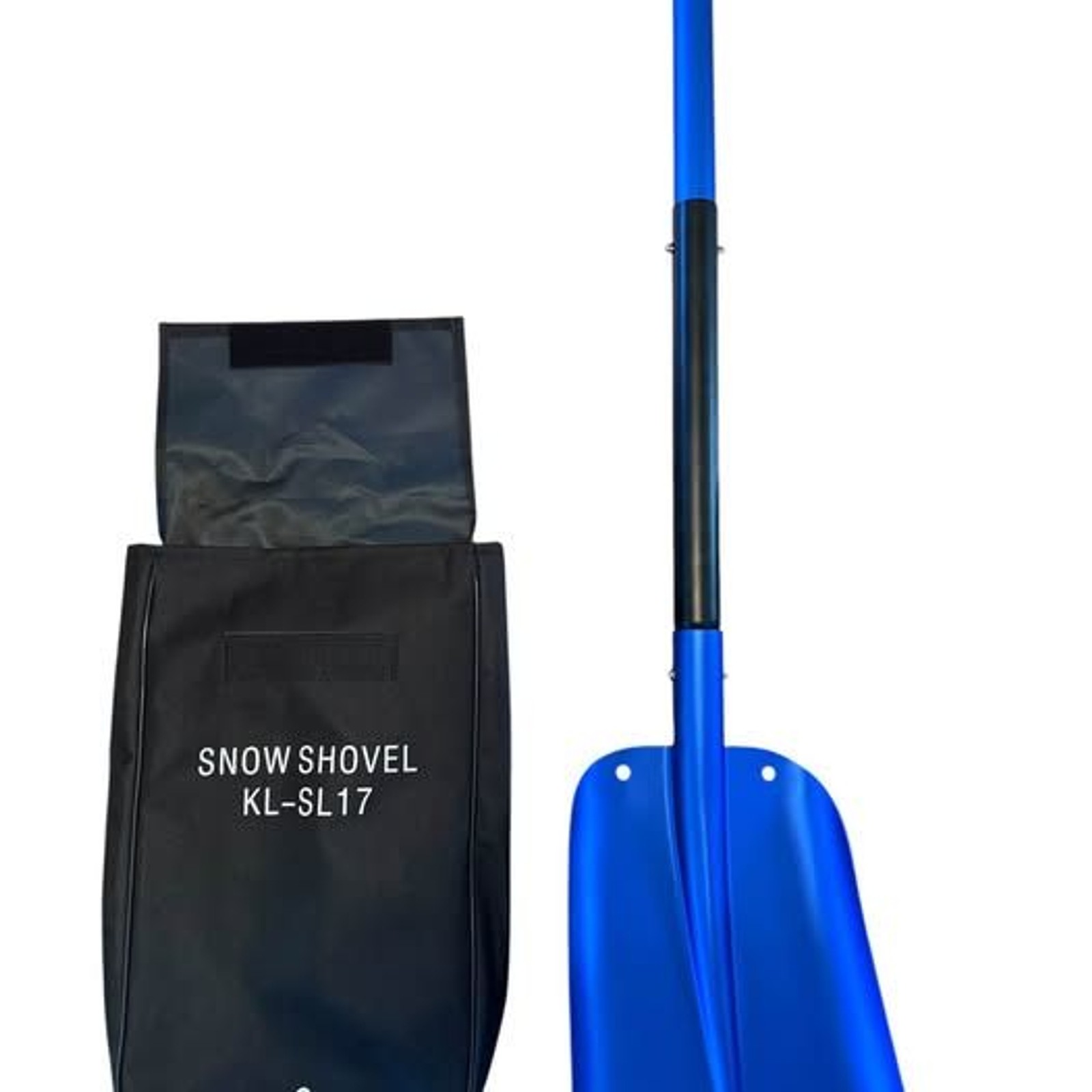 Portable Adjustable Blue Snow Shovel KL-SL17 with Carry Bag