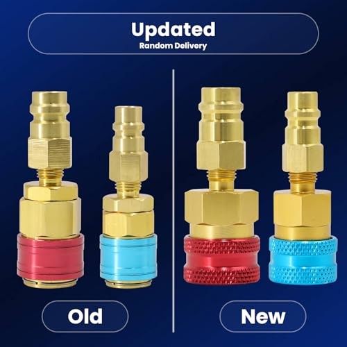 R1234YF Adapter, R1234yf to R134a Quick Coupler, High Low Side Conversion Kit
