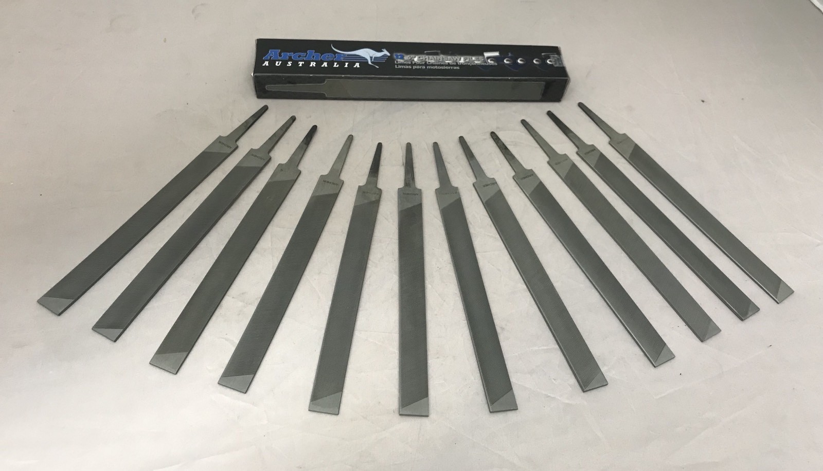 6″ Archer Chainsaw Flat Files 12-Pack for Rakers Depth Gauges for any size chain