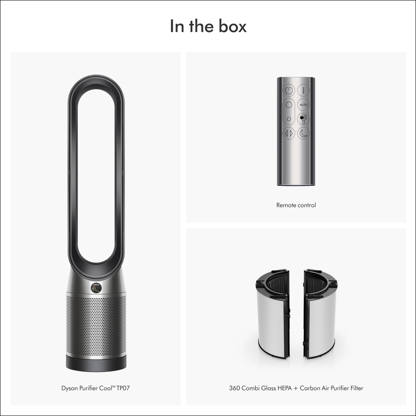 Dyson TP07 Purifier Cool™ Connected Fan | Black | Refurbished