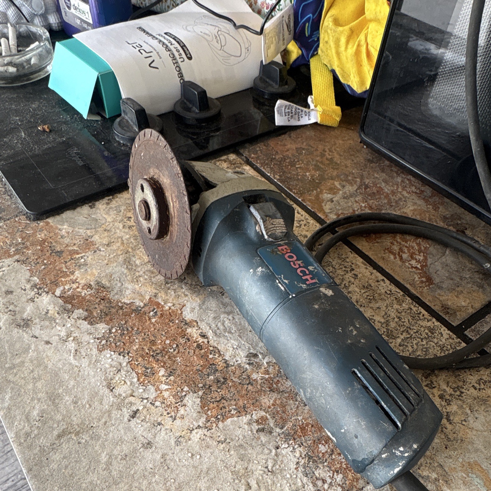 Bosch Angle Grinder Corded Electric Rotary/Circular Blue/Gray